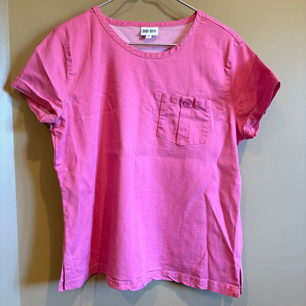 LoLo Luxe Pink Woman’s Top Size Medium